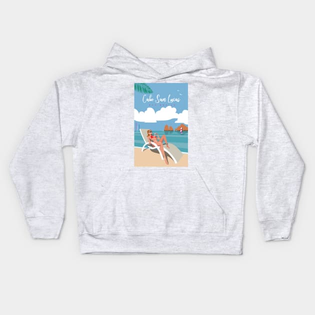 Cabo San Lucas Kids Hoodie by Sauher